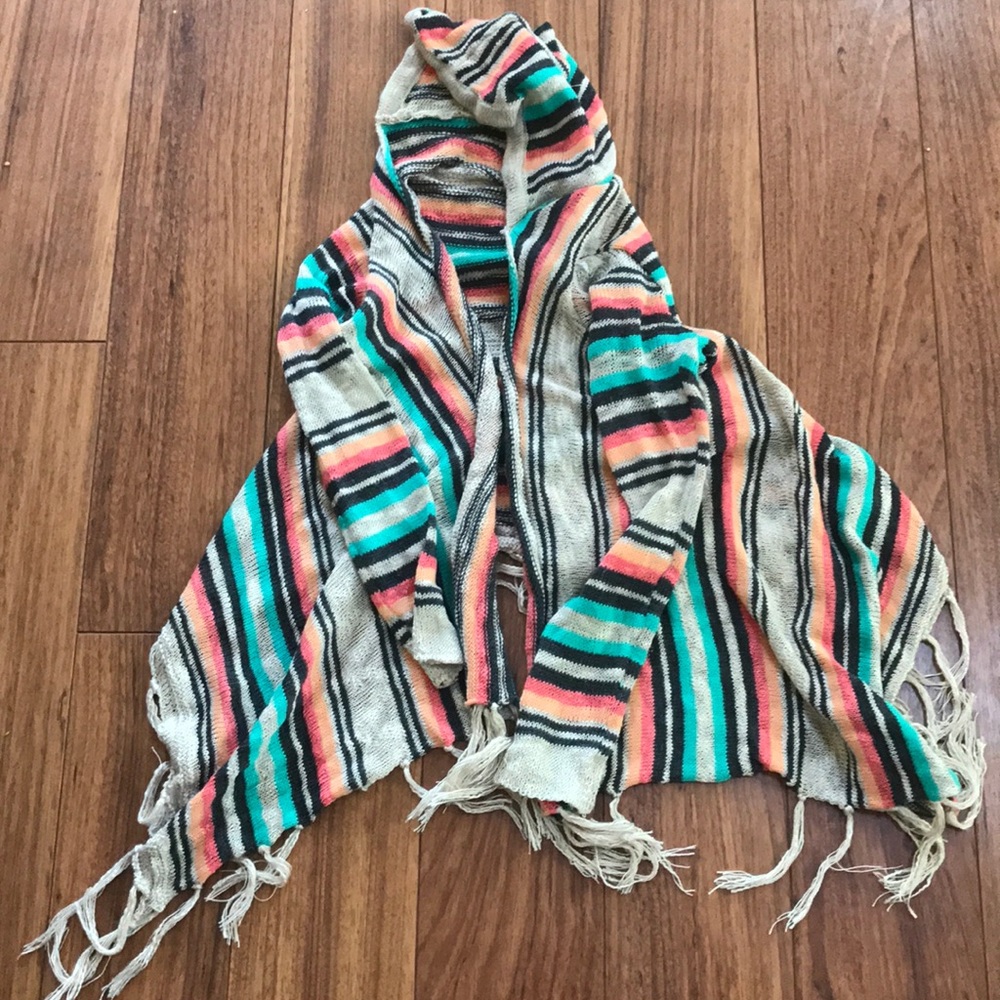 Never worn hooded cardigan